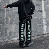 @潮加绒牛仔裤男个性高街直筒长裤NZ202-常规P45加绒P55，男装牛仔裤，星座223（原229-2）