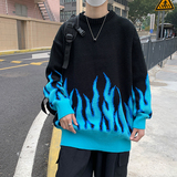 @港风圆领针织衫毛衣男春秋款宽松ins超火潮牌上衣21M23-P50，男装针织衫/毛衣，星座223（原229-2）