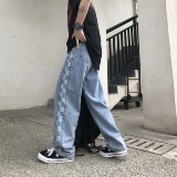 @港风2025年春秋新款大码牛仔裤男直筒裤M-5XLNZ210-P45，男装牛仔裤，星座223（原229-2）