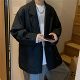 @港风2021休闲西装男秋季新款港味西服宽松百搭外套XF6514-P55，男装西服套装，星座223（原229-2）