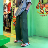 @港风2025夏季新款工装休闲裤男宽松直筒裤NZ262-P40，男装工装外套，星座223（原229-2）