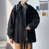 @港风灯芯绒衬衫男潮秋冬宽松打底衫衬衣CS103-P40，男装T恤，星座223（原229-2）