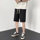 @港风纯色运动短裤男韩版休闲五分裤卫裤薄款大裤衩DK039-P30，男装牛仔裤，星座223（原229-2）
