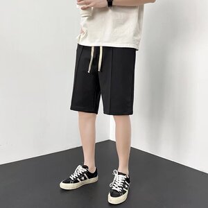 @港风 纯色运动短裤男韩版休闲五分裤卫裤薄款大裤衩DK039-P30图片
