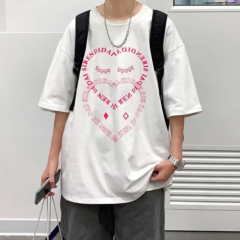 @港风爱心设计夏季男短袖T恤衫DT16-P30,男装T恤,星座223（原229-2）