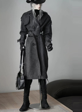 寄售 COSXIRA比爵 原创BJD娃衣 75叔体娃衣羊毛呢大衣单品 现货