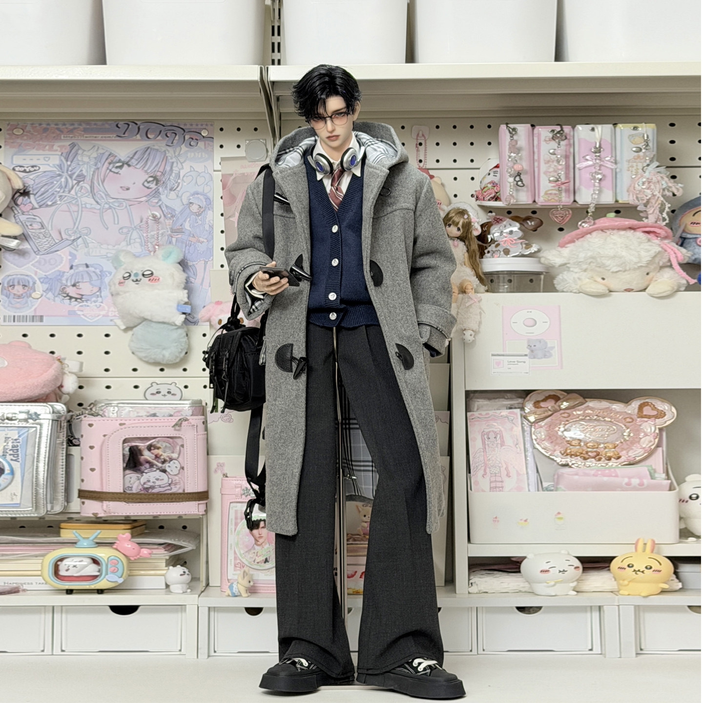 Theone人型衣社 现货BJD娃衣 75叔70娃衣bjd外套大衣普叔壮叔ID75,模玩/动漫/周边/娃圈三坑/桌游,BJD娃衣,淘宝优惠券,粉丝福利购,淘宝优惠卷