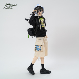 Theone人型衣社 娃衣 bjd娃衣 75叔70叔牛仔裤 bjd牛仔裤bjd卫衣