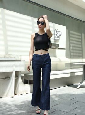宽松凉爽透气夏季直筒天丝
