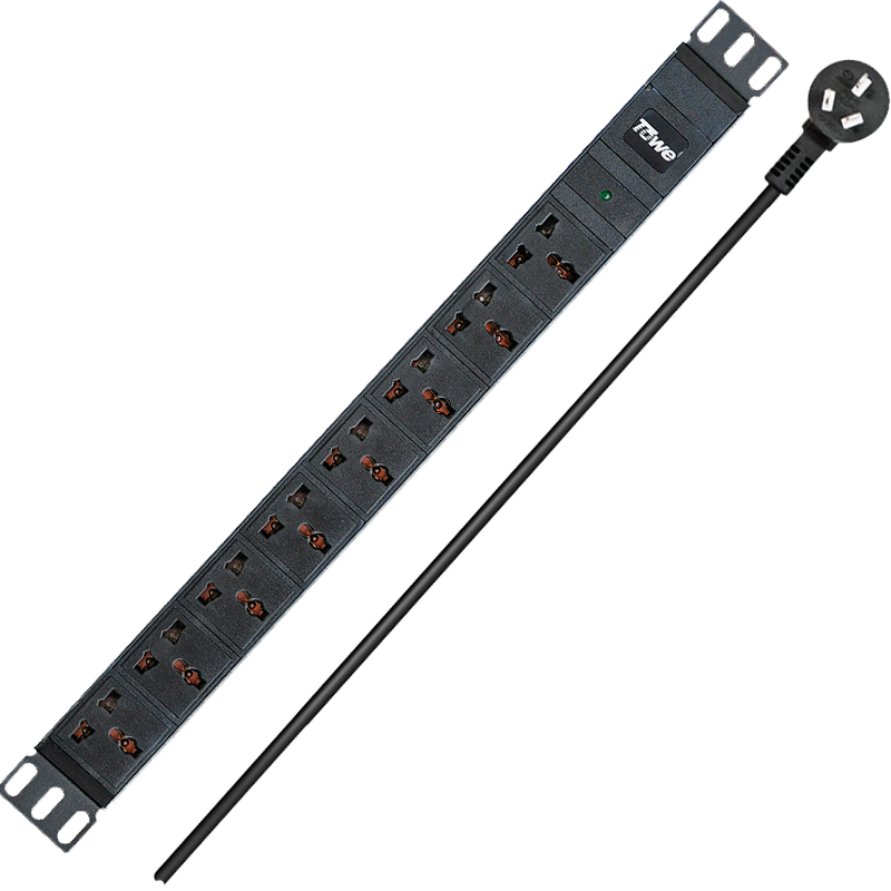 TOWE同为PDU插排三四五位弱电箱插座无线自接线不带线工业插线板