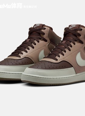 耐克男子运动鞋2025冬新品Court复古篮球风中帮休闲鞋 DN3577-200