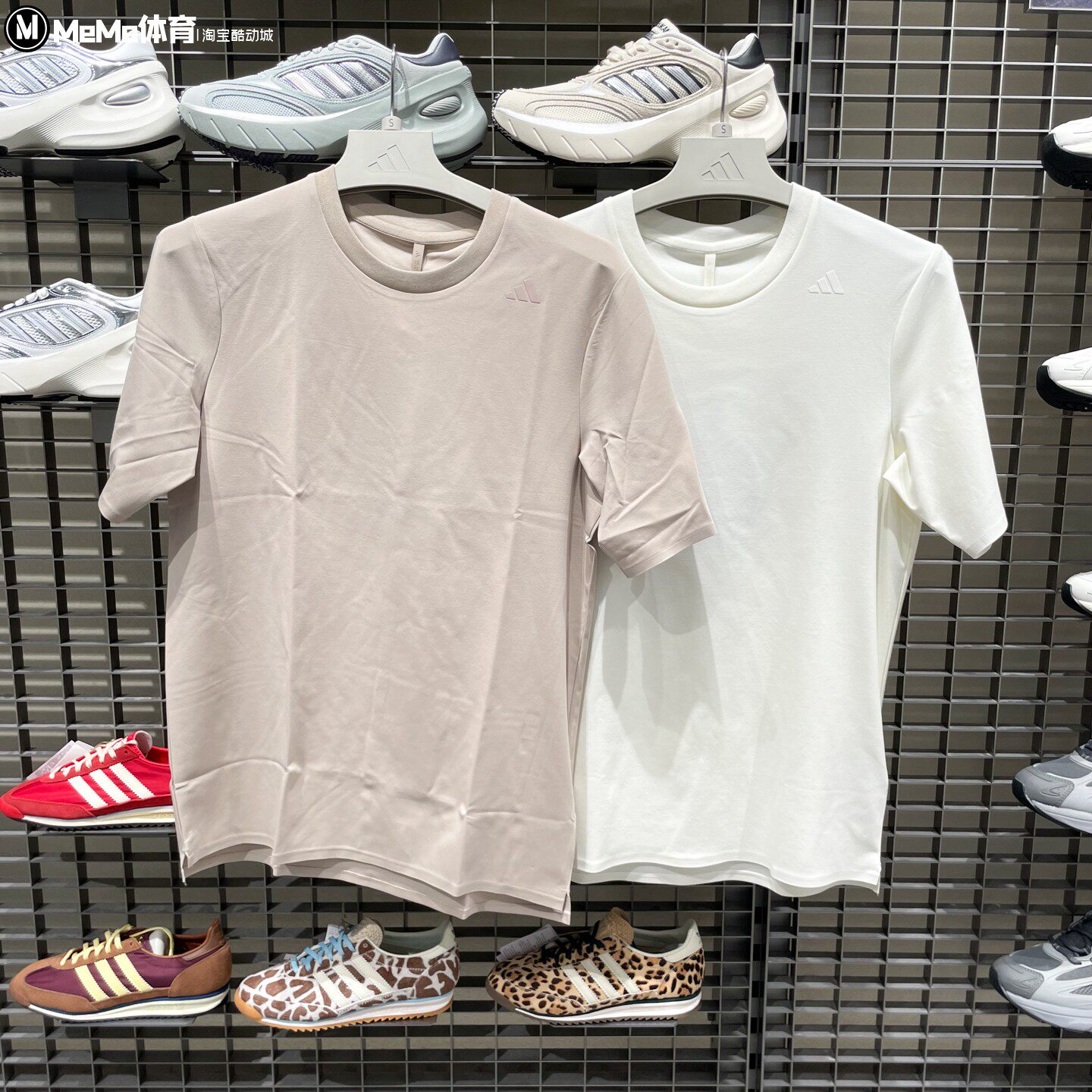 阿迪达斯男装2026夏新款COTTON T-SHIRT纯色透气休闲短袖 KG0824