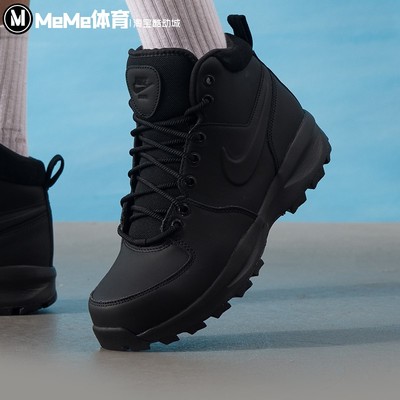 耐克男鞋2025冬新品户外高帮黑武士短靴网球运动休闲鞋HF7095-001