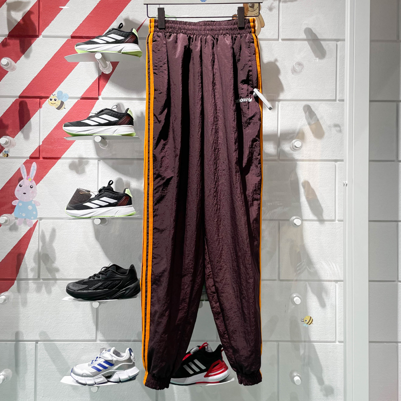 阿迪达斯三叶草女装2024秋季新款经典束脚运动休闲百搭长裤JC6147