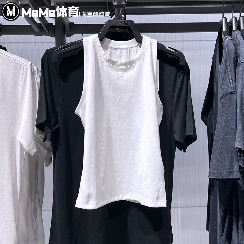 郑钦文同款耐克女子运动背心2025夏季新品速干网球T恤 FZ6658-100