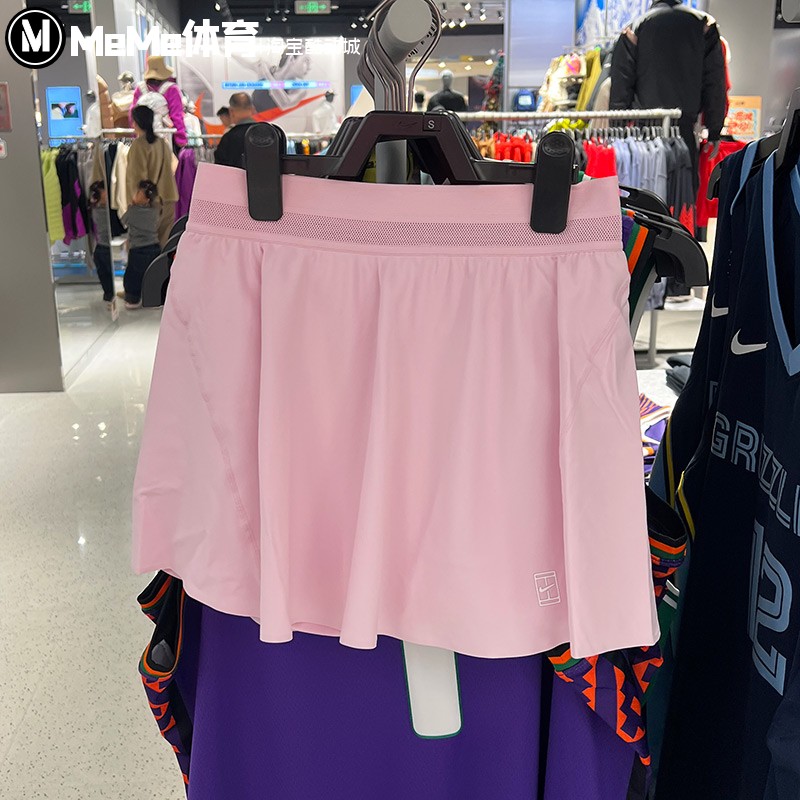 耐克女裙2026春新品防走光速干经典网球运动半身裙短裙FZ6730-663