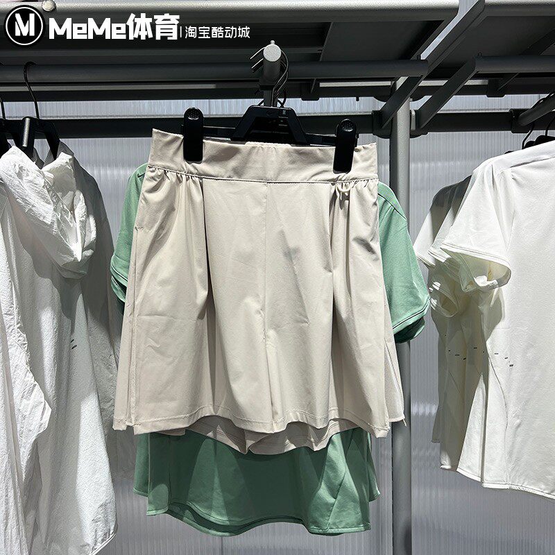 耐克2026夏新品女裤梭织纯色垂坠感宽松高腰五分裤短裤IB9185-104