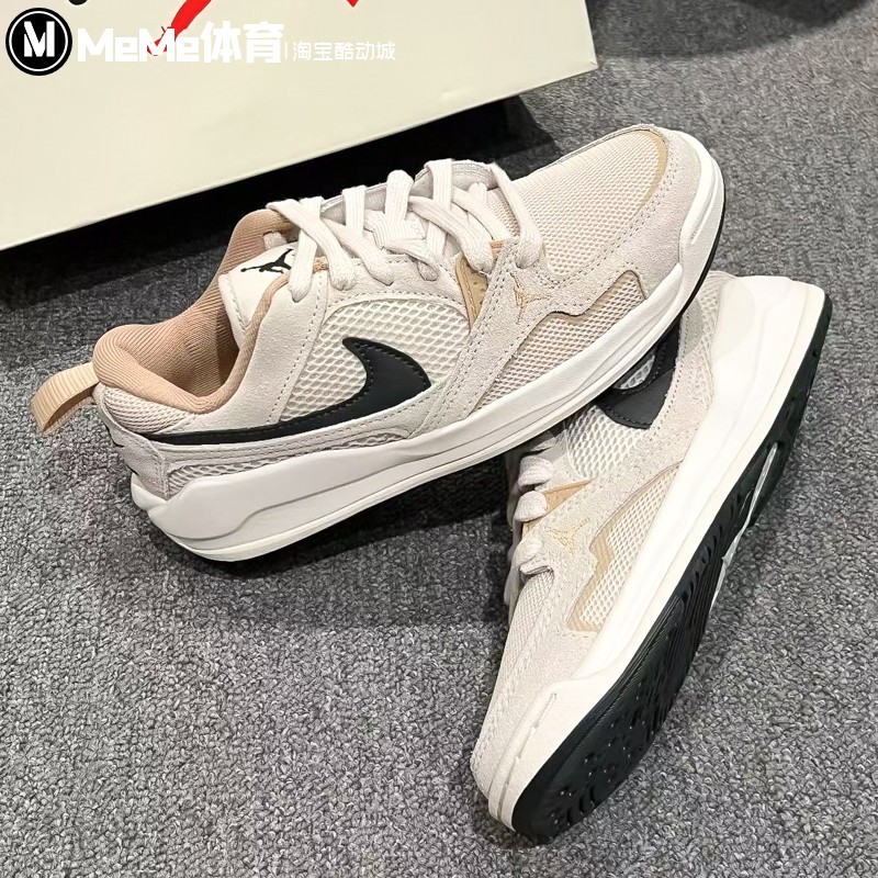 耐克女鞋2025冬季新品Jordan低帮透气拼色休闲鞋运动鞋HJ6778-120