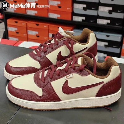 耐克男鞋2025冬季新品EBERNON LOW复古安哥拉红休闲鞋 IB4644-261