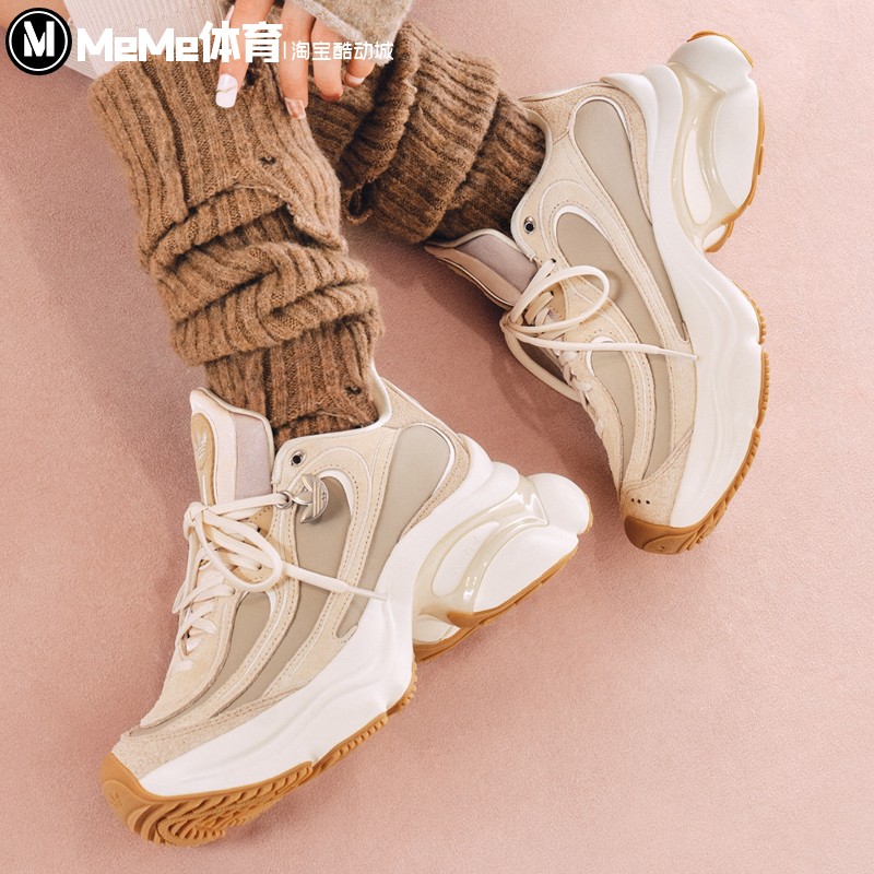 阿迪达斯三叶草女鞋2025冬季新品厚底甜酷复古浮蝶鞋老爹鞋KI0558