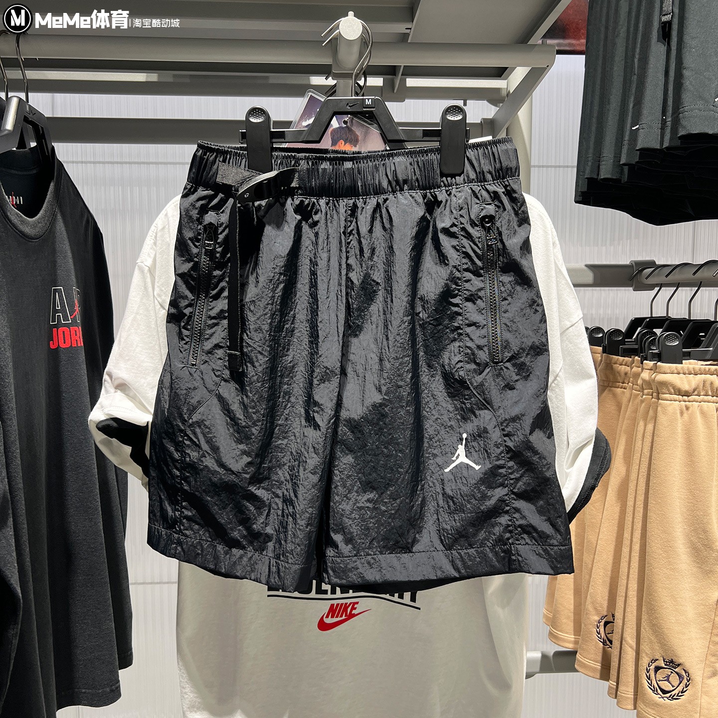 Nike耐克男装2026秋季款时尚织物腰带速干运动休闲短裤IW1902-010