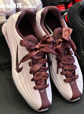 耐克女鞋2026春新品Shox Z甜美缎带粉棕撞色气柱运动鞋IQ3364-627