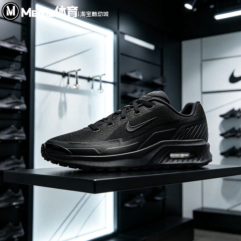 耐克2026秋款男鞋AIR MAX BIA黑色气垫减震透气运动鞋 IO9416-002