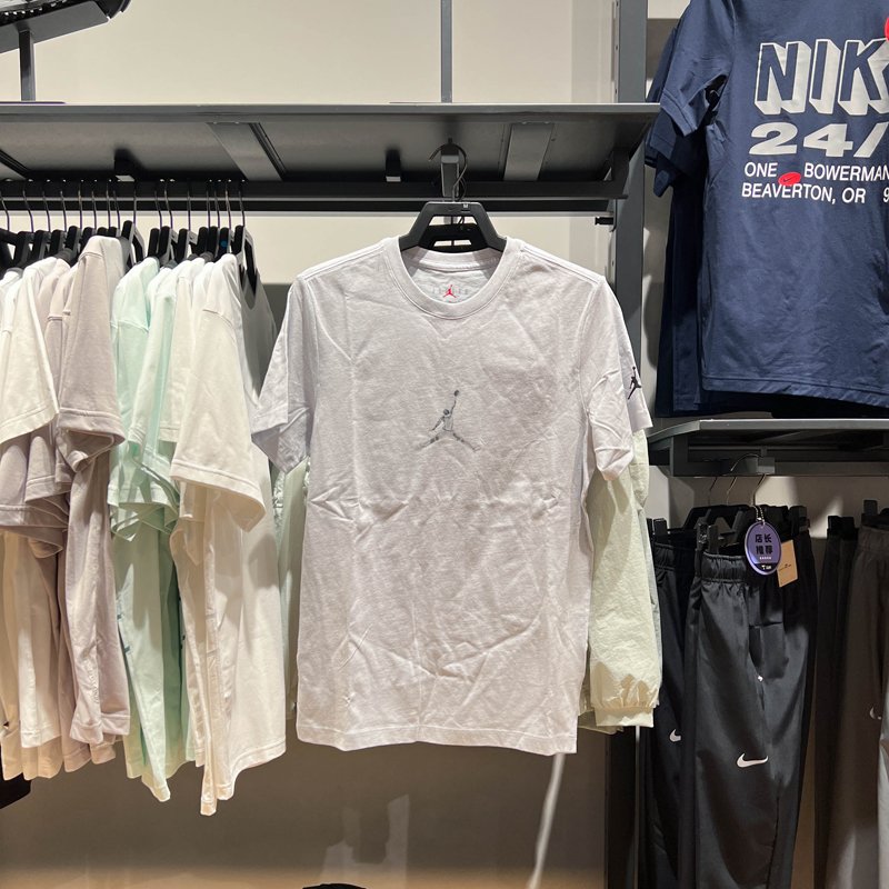 耐克男装2024夏新款透气宽松休闲百搭运动纯棉短袖T恤 FN5989-043