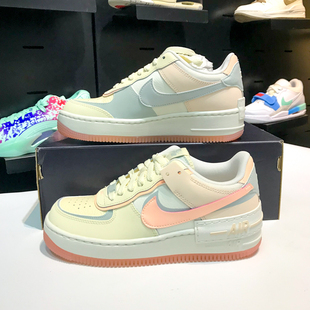 耐克女鞋2024秋新款经典厚底空军一号运动休闲低帮板鞋DZ1847-105
