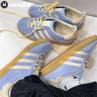 阿迪达斯三叶草男女鞋2025春季新款Gazelle休闲板鞋德训鞋 JR8029