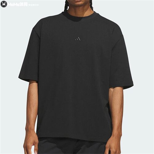 阿迪达斯2026秋款ADIDAS TEE男女同款纯棉宽松透气运动T恤 KG7276