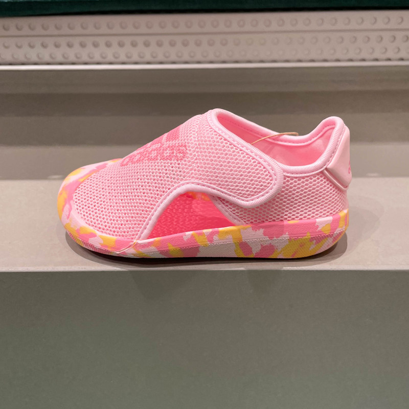ADIDAS阿迪达斯童鞋2024夏新款魔术贴舒适透气休闲运动凉鞋ID3422