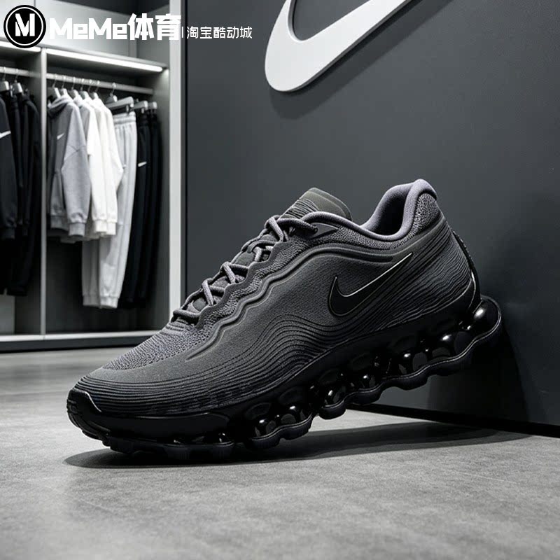 耐克男鞋2026秋季款黑武士全掌气垫网面透气缓震运动鞋IQ7635-004