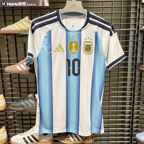 阿迪达斯男装2026款阿根廷国家队世界杯球迷版梅西10号短袖KA8117
