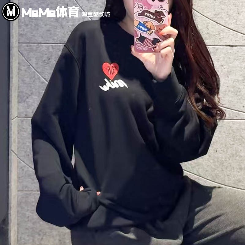 耐克男子法式毛圈宽松卫衣套头衫