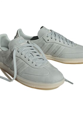 阿迪达斯三叶草女鞋2025新品SAMBA经典T头运动休闲鞋德训鞋IE4957