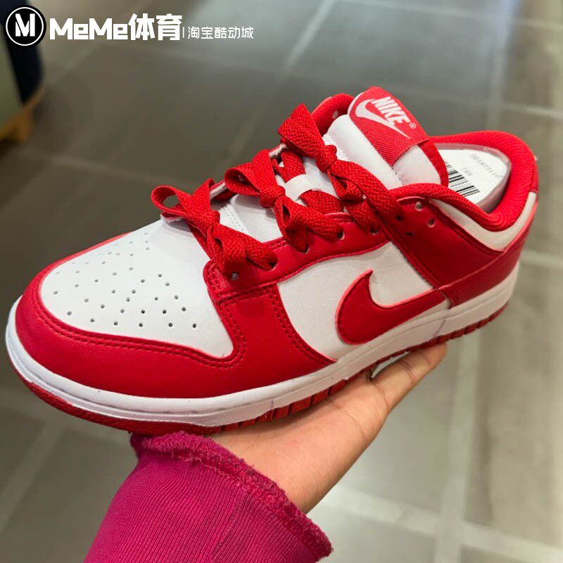 Nike耐克2026春款Dunk Low 新年红大童运动休闲鞋板鞋 FB9109-119