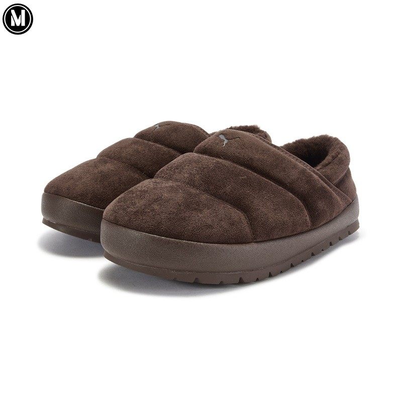 PUMA彪马男女鞋2025冬新款懒人鞋轻便保暖一脚蹬休闲鞋 406792-02