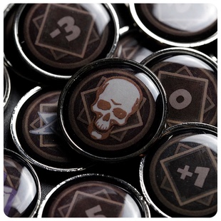 诡镇卡牌版（混乱标记）金属指示物桌游配件专用型墨鱼游戏