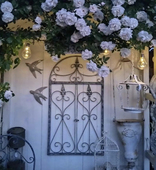 莫里斯花园出口订单花园杂货花园家居墙面壁面装 饰假窗攀爬架