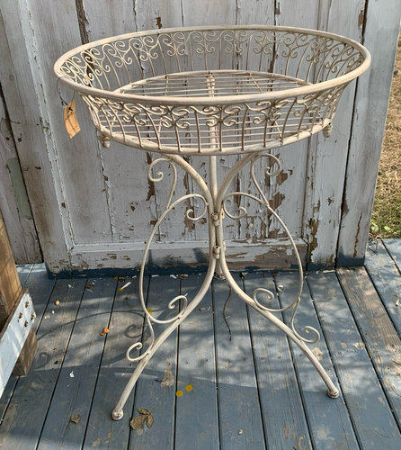 莫里斯花园 花园用品铁艺花架置物架茶几陈列收纳架花园桌子