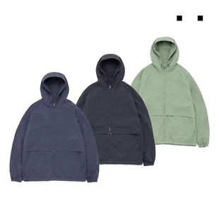 NANAMICA 双面穿机能连帽纯色宽松舒适夹克外套 25AW男女同款