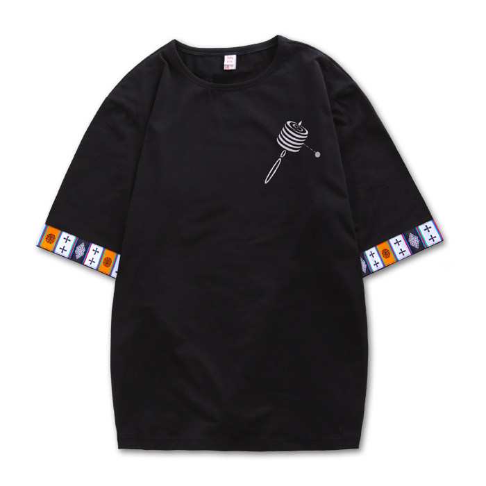 藏族服饰男藏文化元素服装彩螺民族风潮流休闲高档纯T恤棉转经筒在类目 男装, T恤中 - 来自Buy2taobao.com提供专业的淘宝代购服务