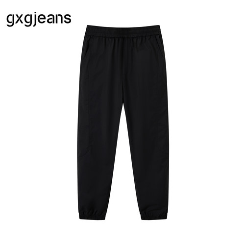 gxg jeans男装夏季新款时尚潮流收口休闲长裤