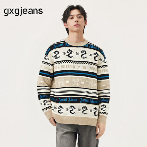 gxg.jeans男装春季新款圆领线衫JFX12000731