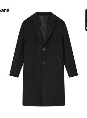 gxg.jeans男装2024年冬季新款长款双面呢大衣J24X264041