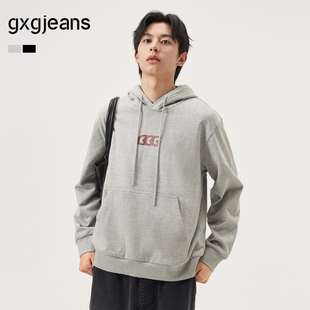 25秋新品 复古宽松连帽卫衣 多色潮流字母美式 gxg.jeans男装