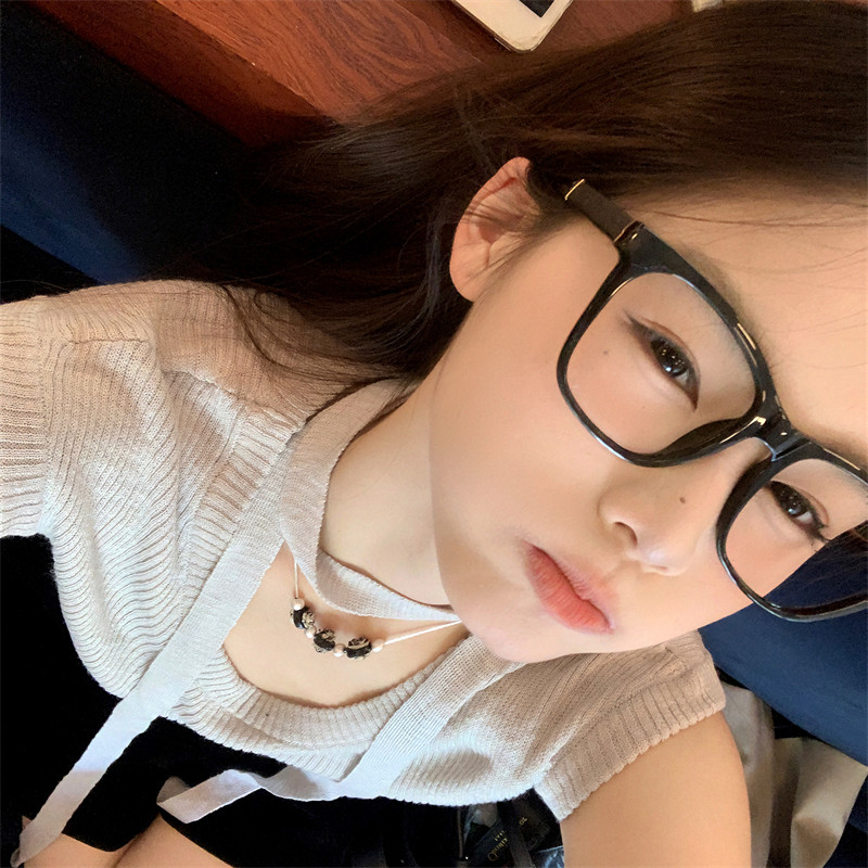 MELIYA刘亦菲同款大黑框近视眼镜女可配度数防蓝光素颜神器高级感