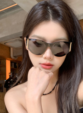 太阳镜复古男女款方圆脸猫眼大框