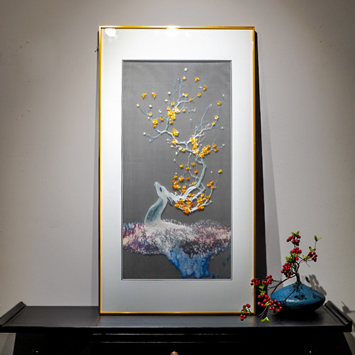 纯手工刺绣苏绣轻奢风格